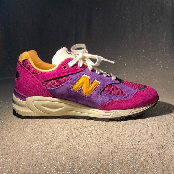 Teddy Santis x New Balance 990v2 Made in USA ‘Purple Yellow’ - Picture 1 of 11